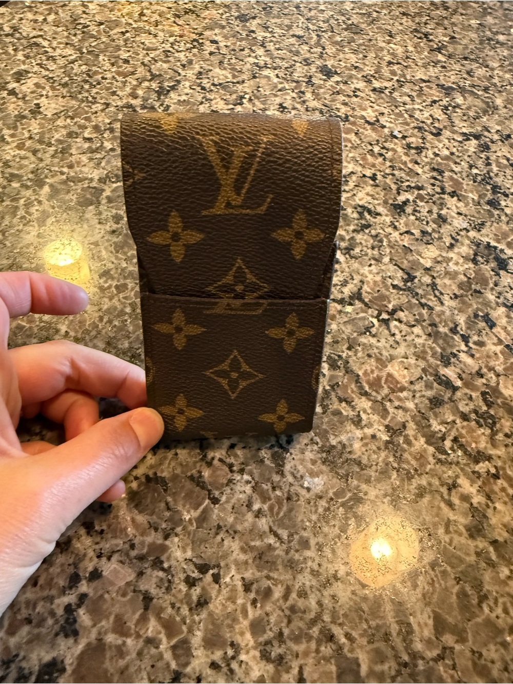 Louis Vuitton Brown Monogram Canvas Holder
